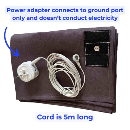 Earthing sheet 5m cord aus adapter