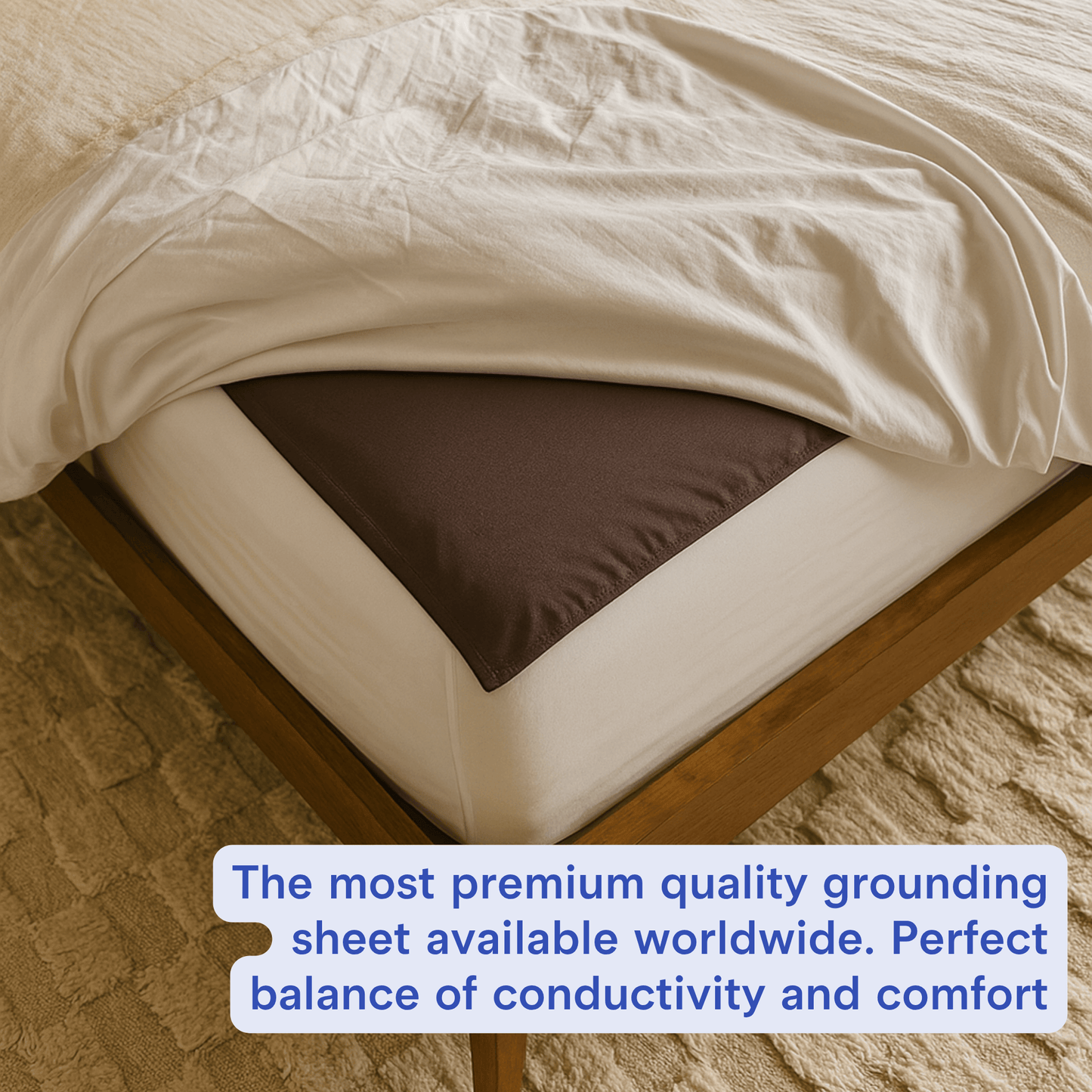 Grounding sheet high conductivity cotton