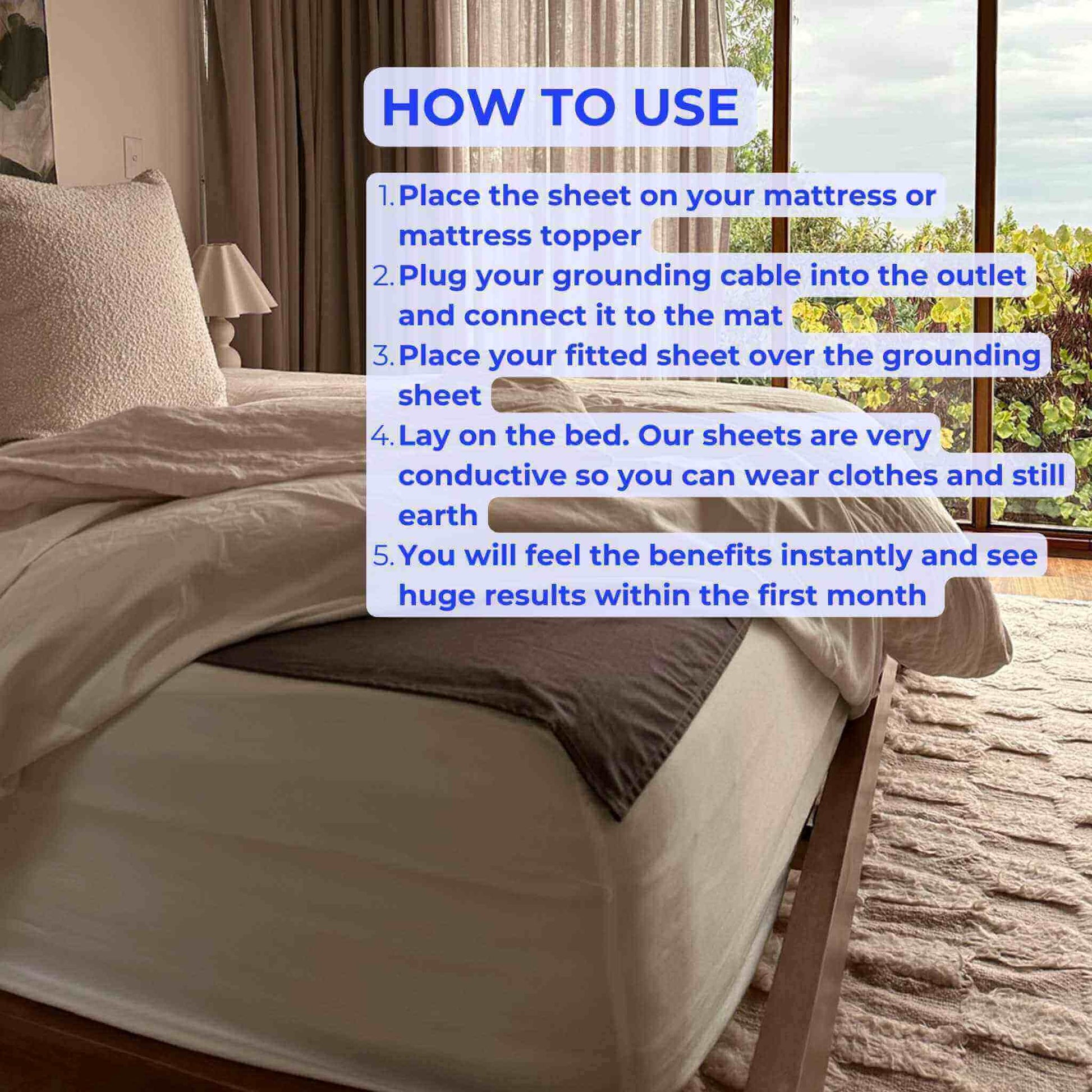 How to use grounding sheet explanation